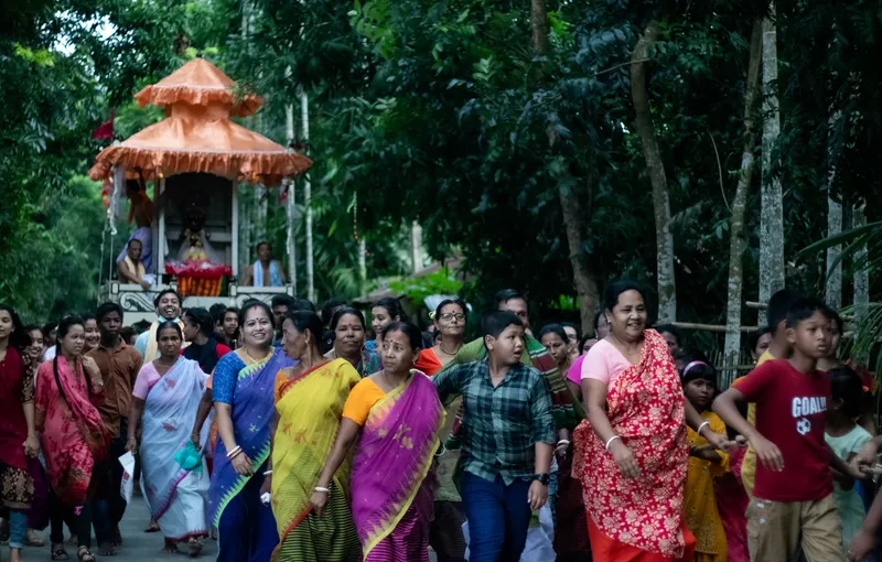 Bishupriya Manipuri Rath Yatra Festival. PIC